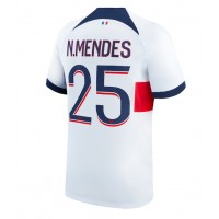 Echipament fotbal Paris Saint-Germain Nuno Mendes #25 Tricou Deplasare 2023-24 maneca scurta